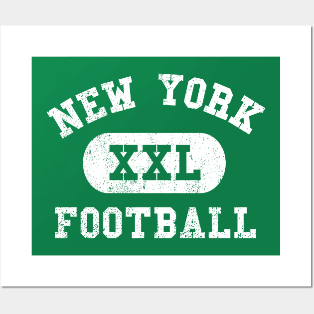 New York Football III Wall Art by sportlocalshirts